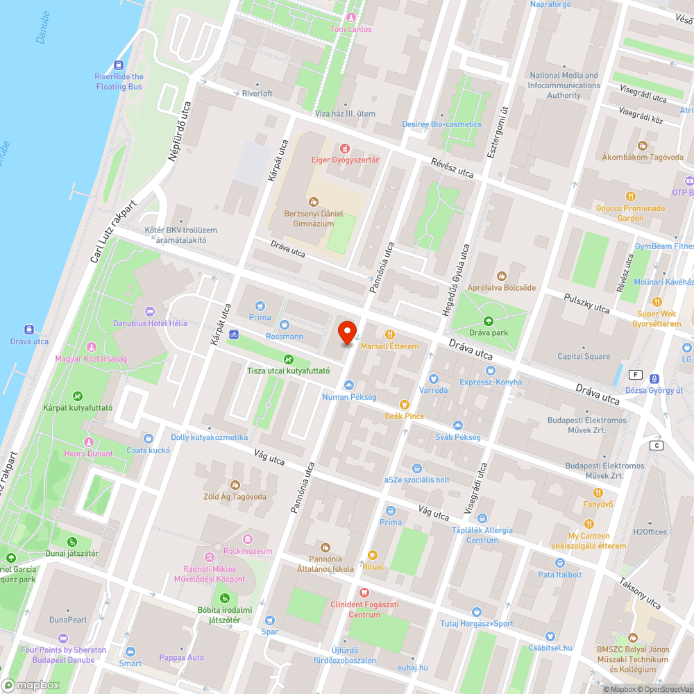 Besüllyedő járda a Pannónia utcában bejelentés helye