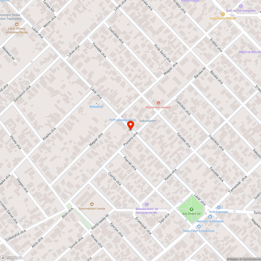 Szemeteszsák bejelentés helye