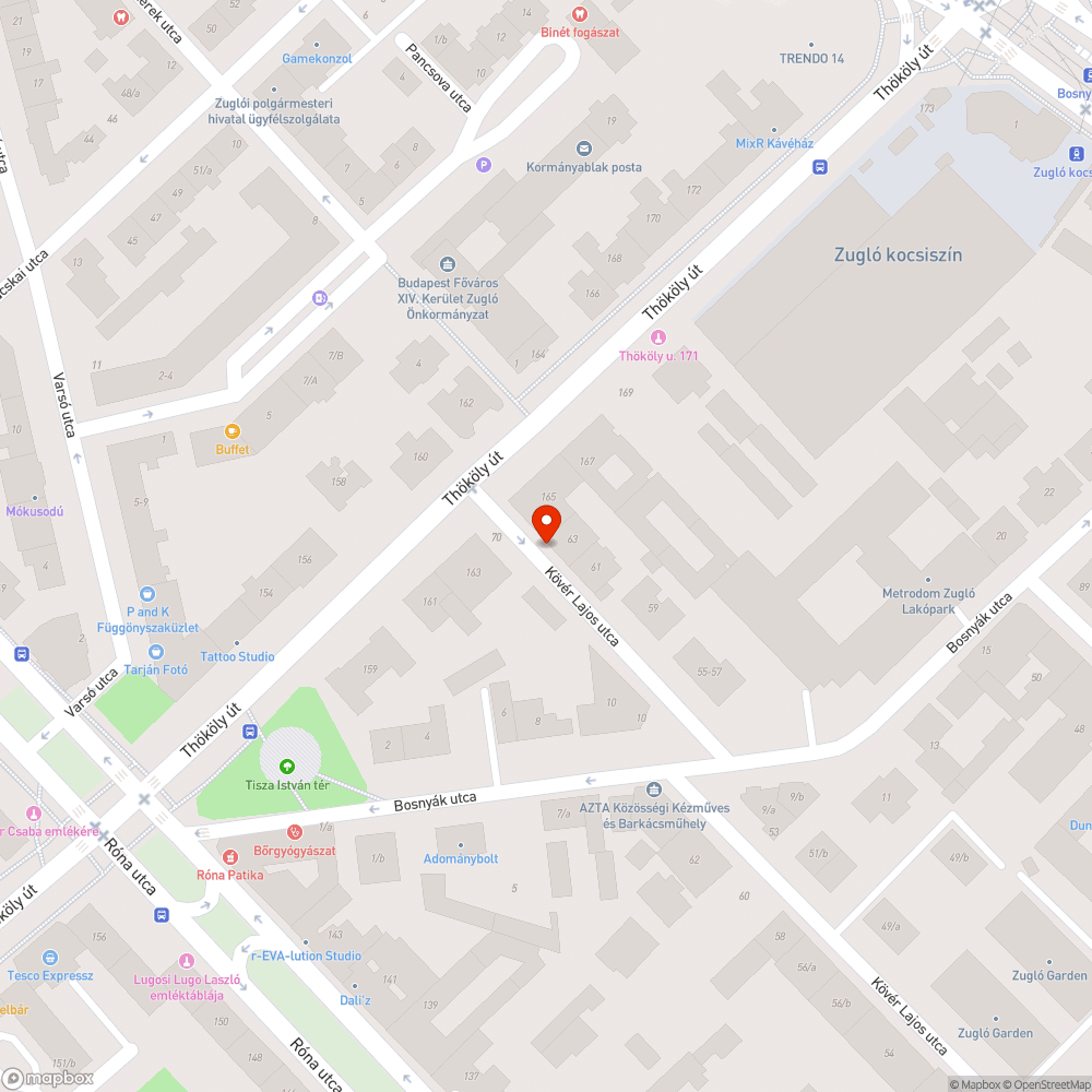 Rendszeres járdánparkolás bejelentés helye