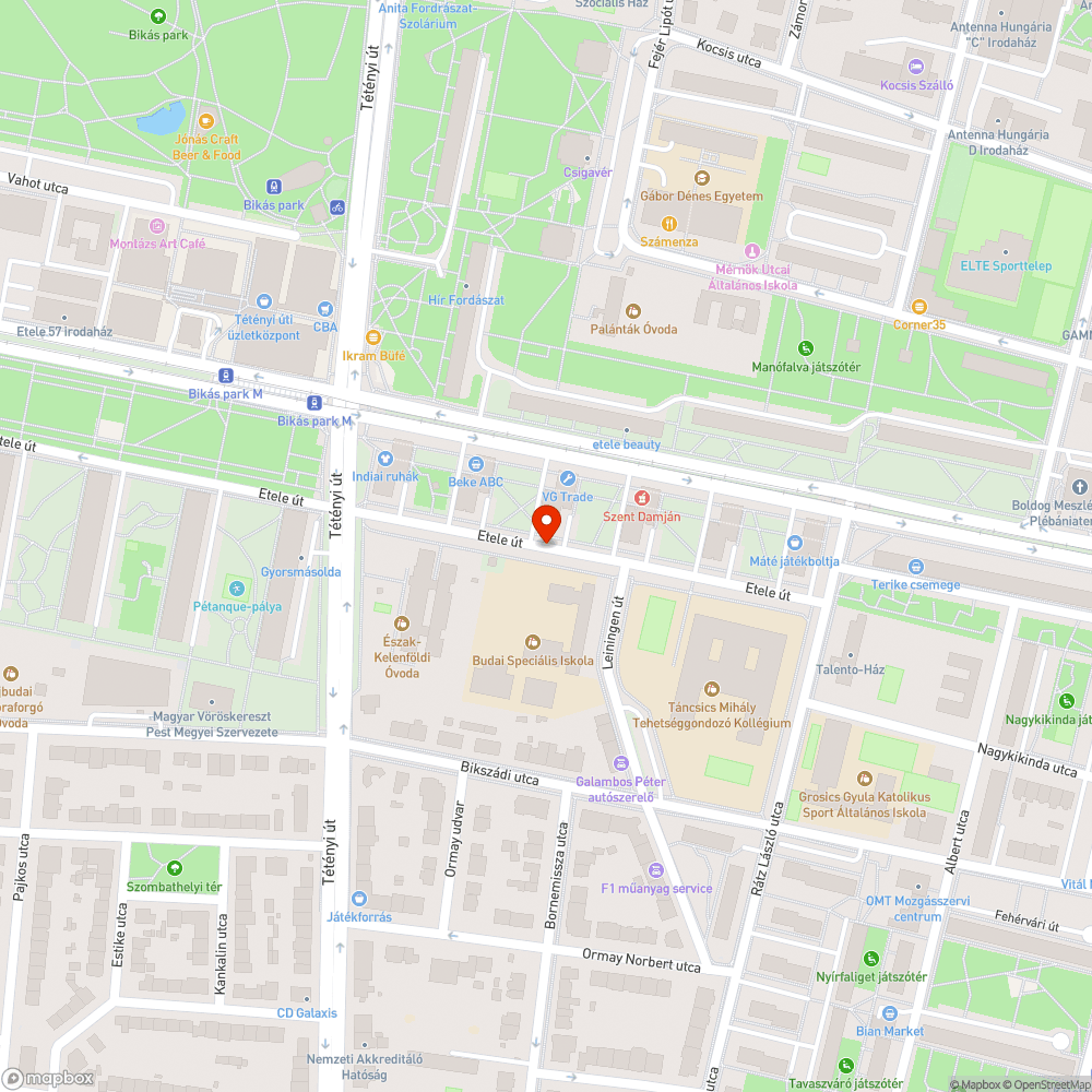 kiszáradt fa az Etele út 32. lábasház mögötti parkolónál bejelentés helye