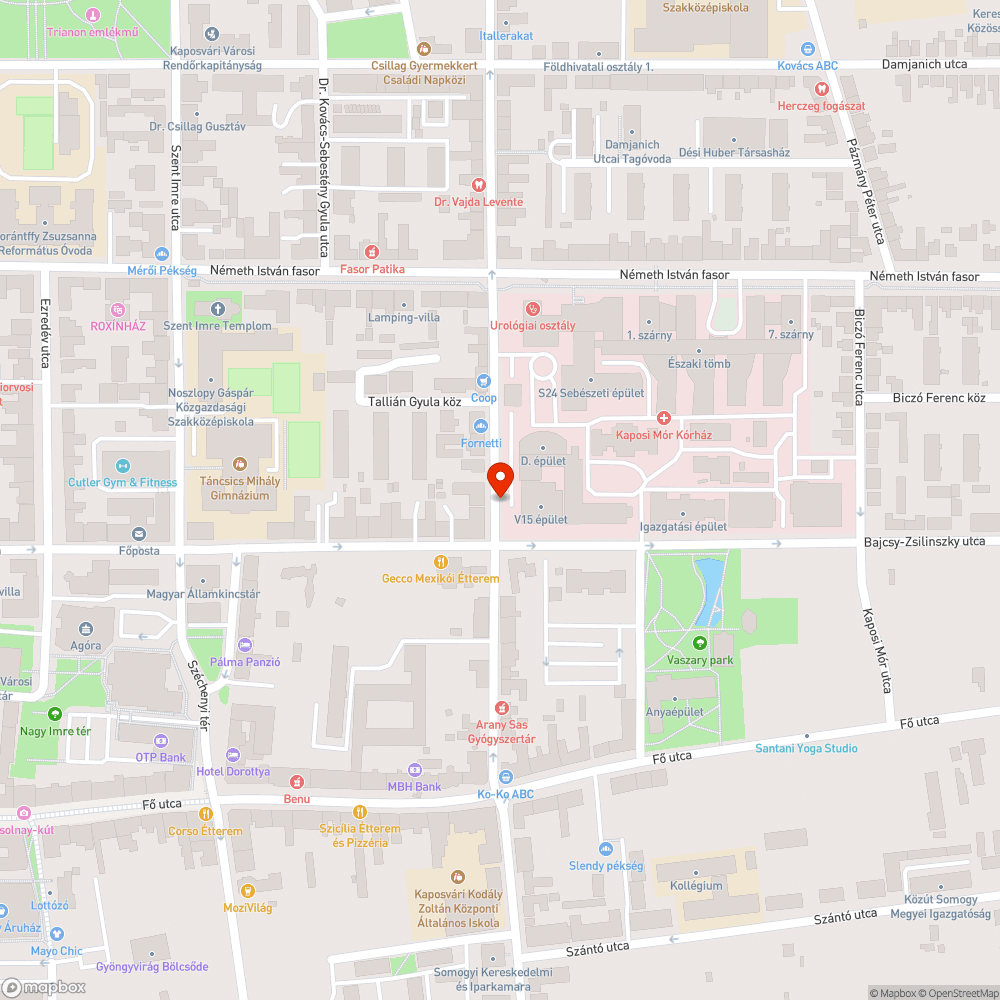 Eltömődött vízelvezető 3 bejelentés helye