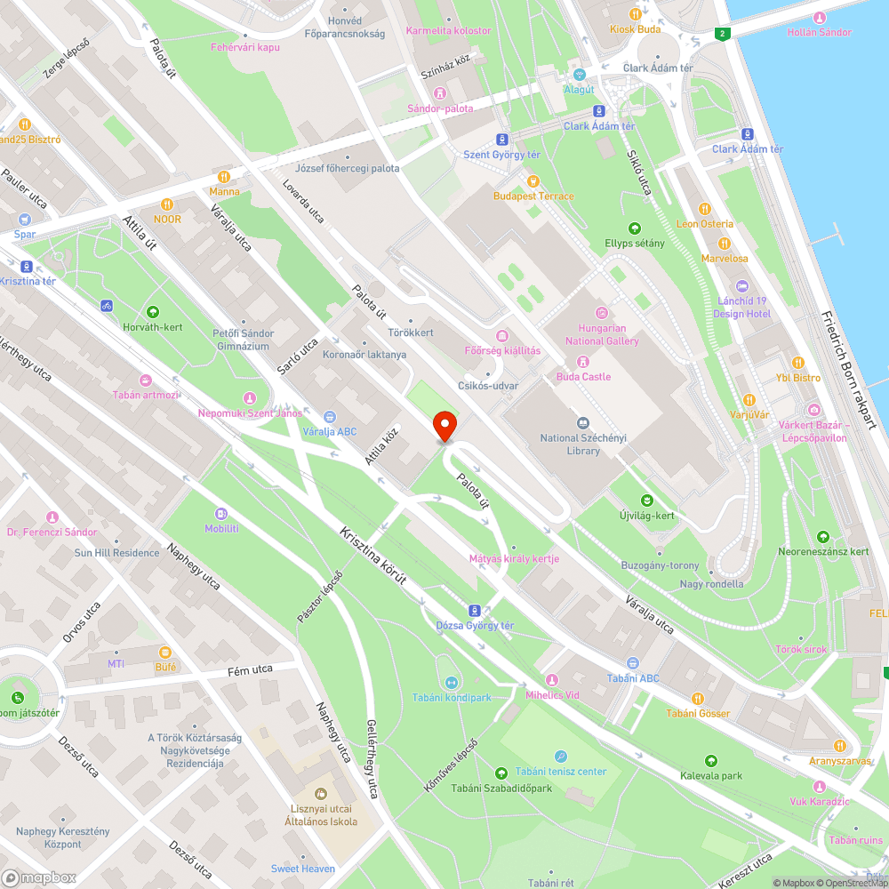 Váralja-Palota út sarkon akadály bejelentés helye