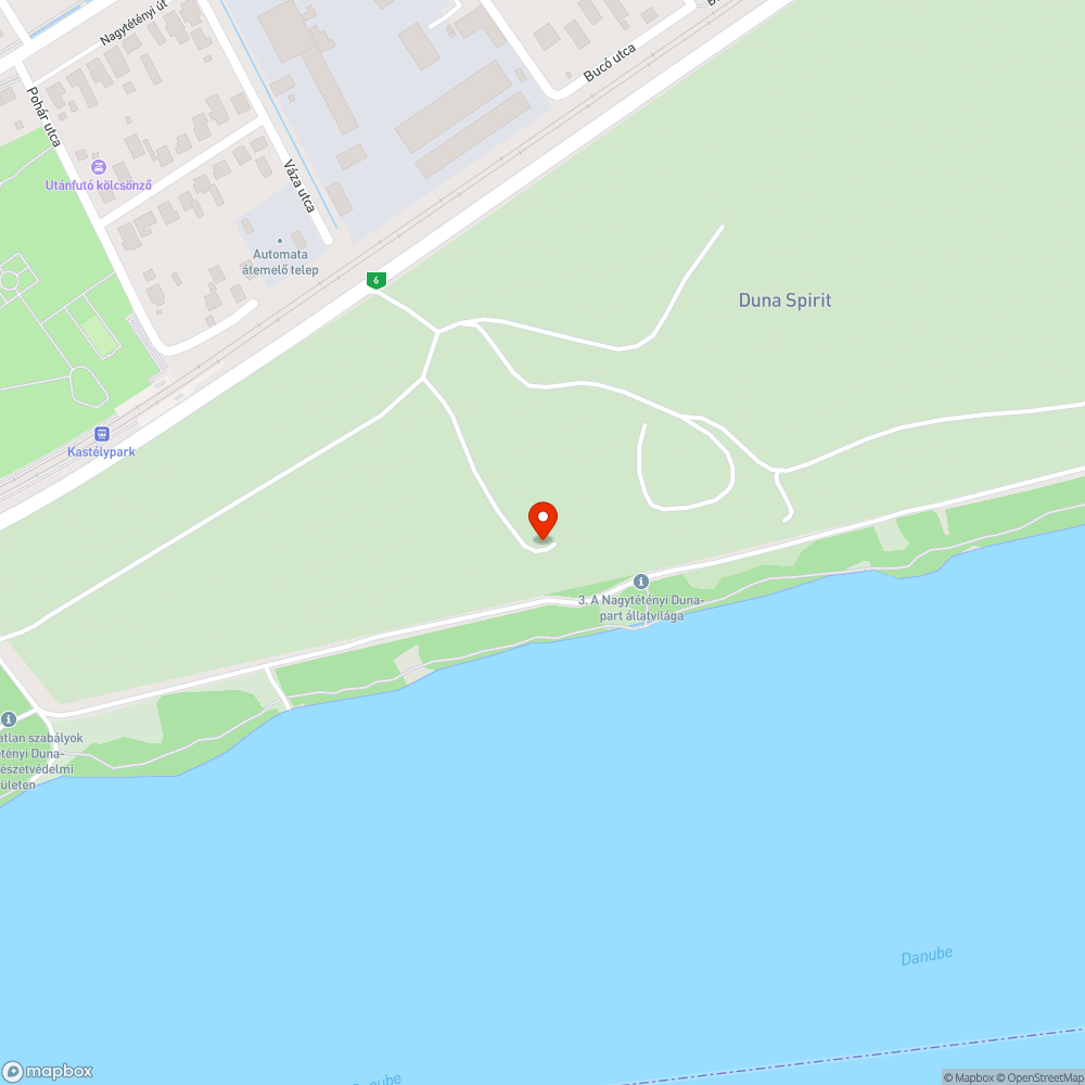 Bitumenes lemezek a Duna parton bejelentés helye