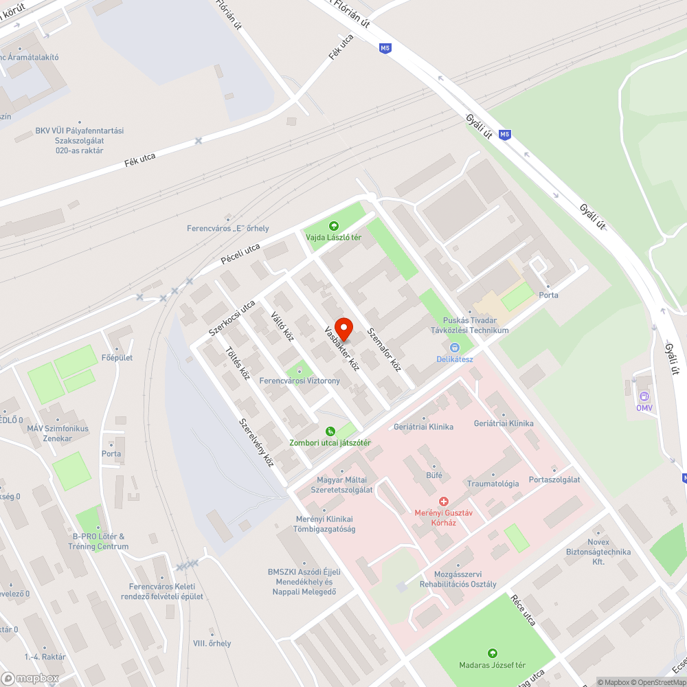 Törött csatornafedél bejelentés helye