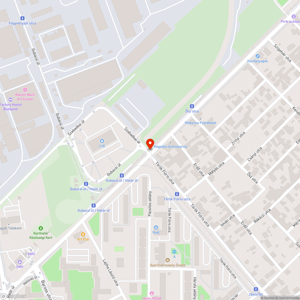 Elkopott, veszélyes fedlap bejelentés helye