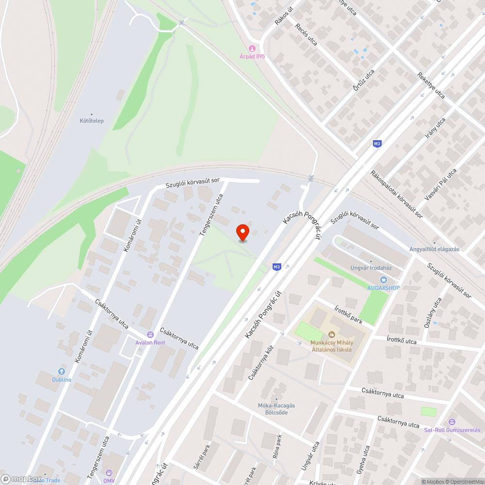 Megrongált tűzcsap, folyik a víz bejelentés helye