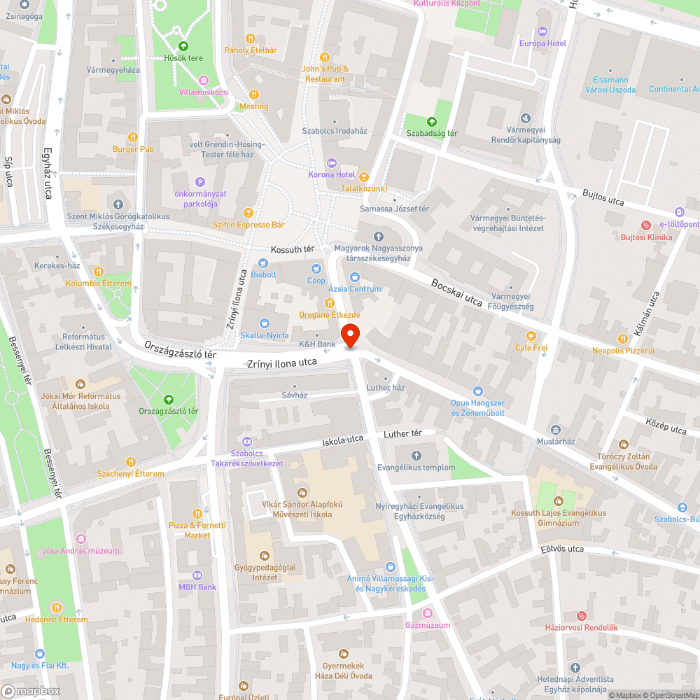 Eldugult csatornalefolyó bejelentés helye