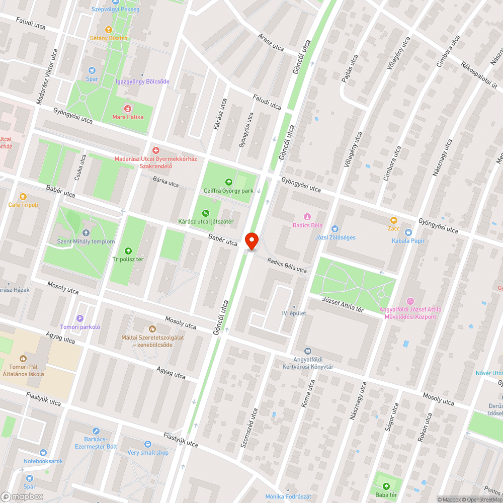 nem látszódó zebra bejelentés helye