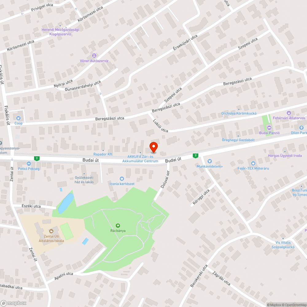 Veszélyes gödör bejelentés helye