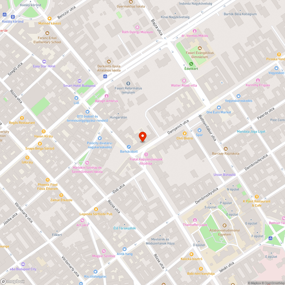 Elhagyott autó bejelentés helye