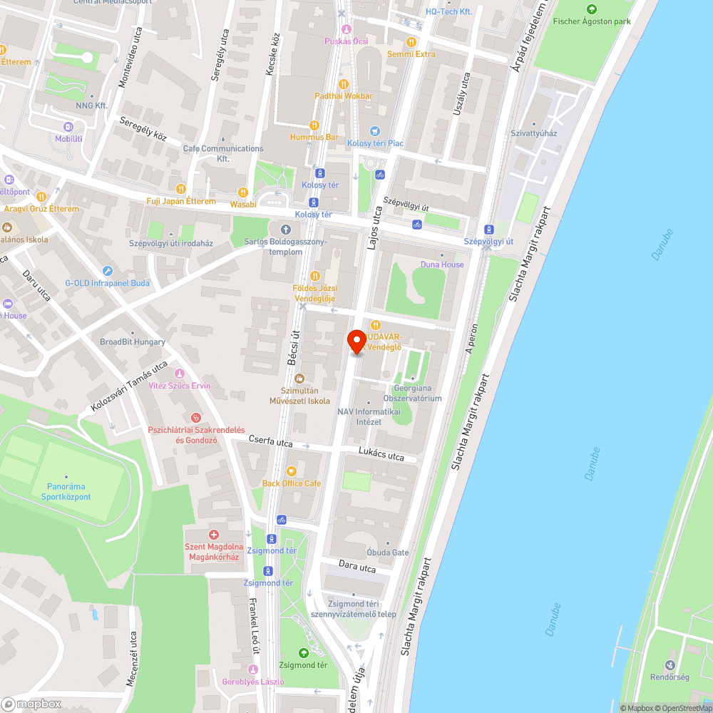 Pofátlan járdán parkolás a Lajos utcában bejelentés helye