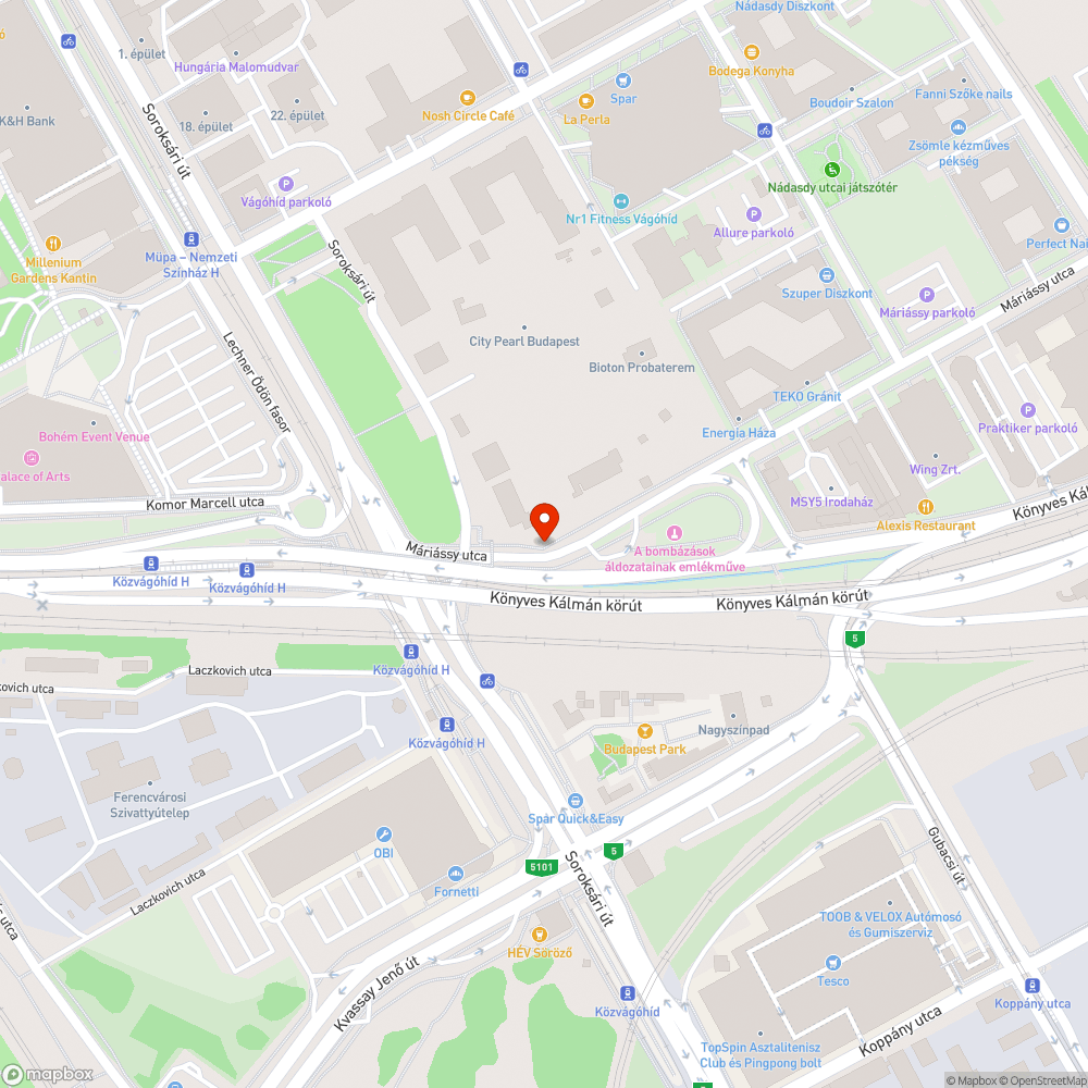 Járdára belógó növényzet bejelentés helye