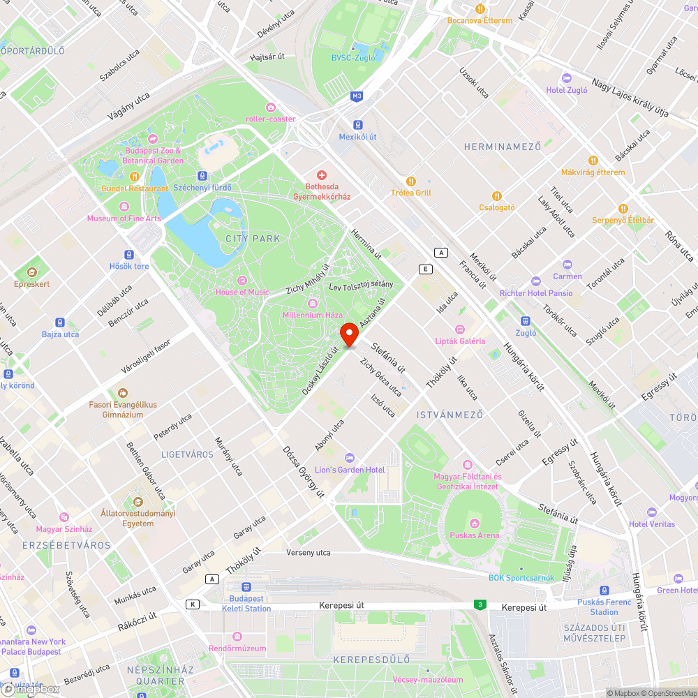 Hiányzó fényterelők bejelentés helye