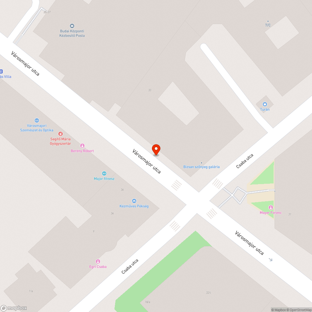 Beszakadó félben lévő járda bejelentés helye