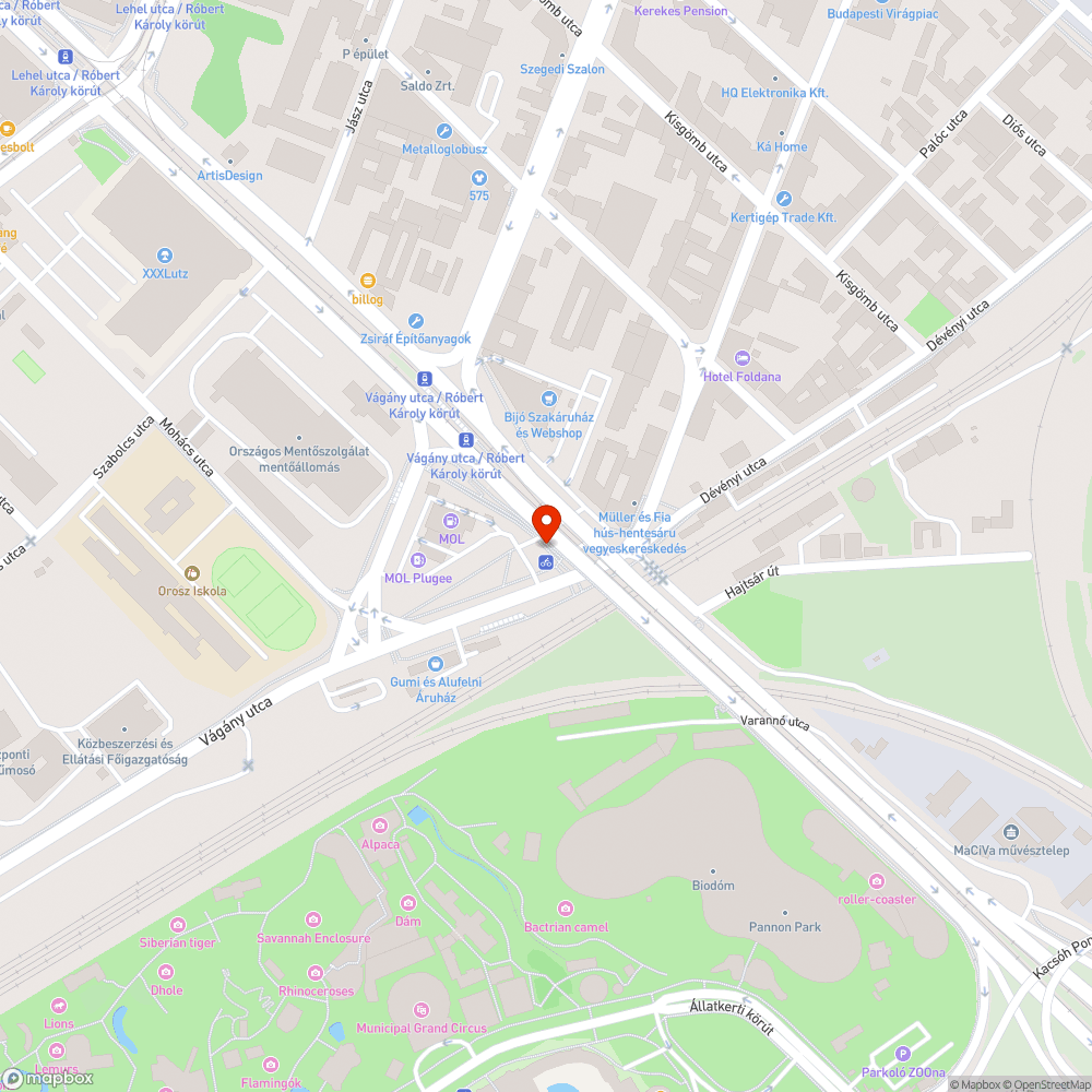 Elgörbített tábla oszlop bejelentés helye