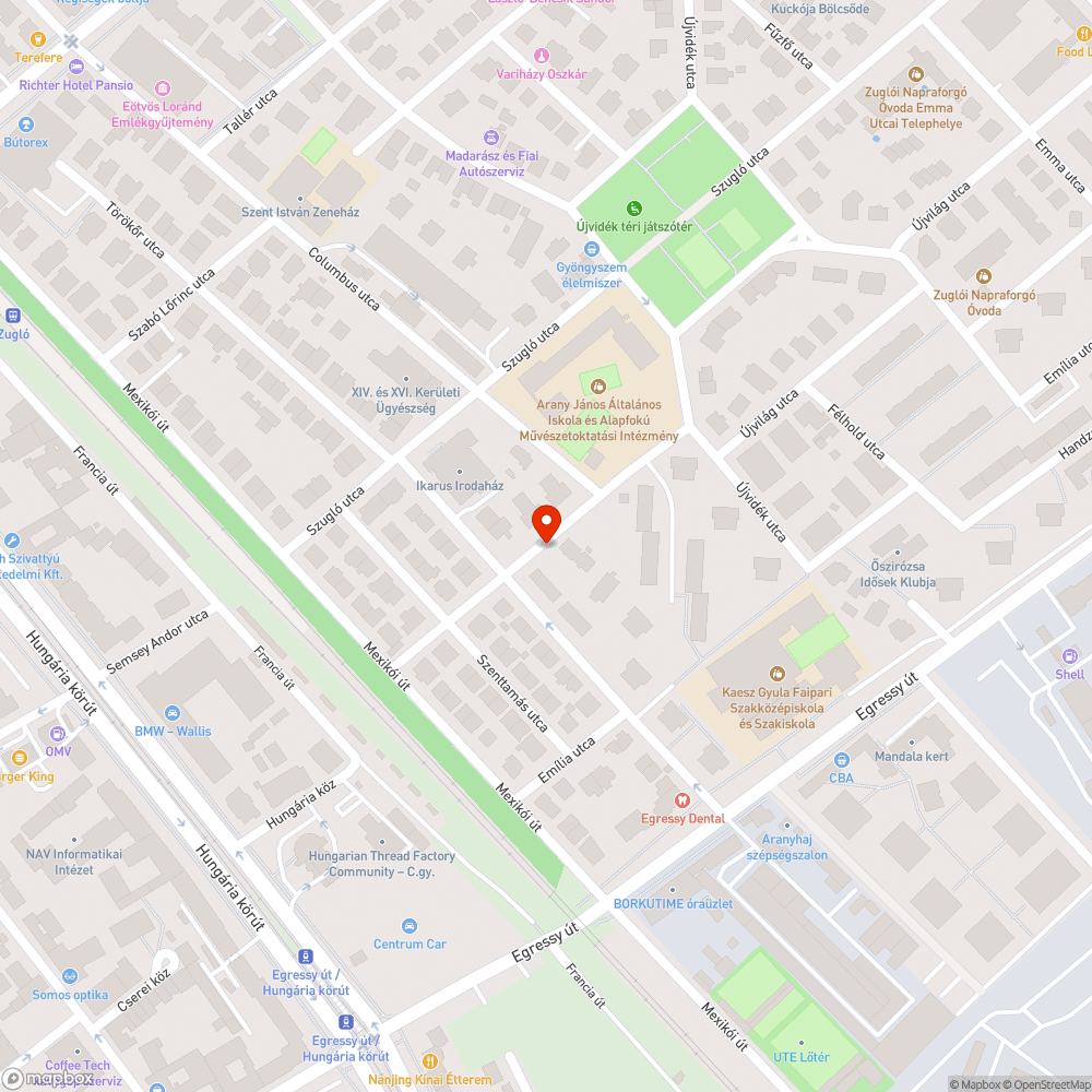 Illegálisan lerakott szemét bejelentés helye