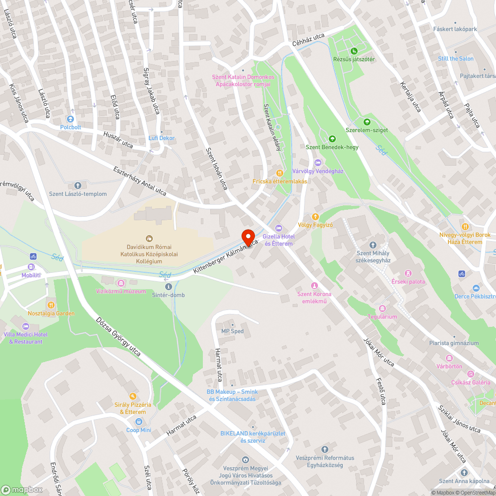 Elhagyott autó bejelentés helye