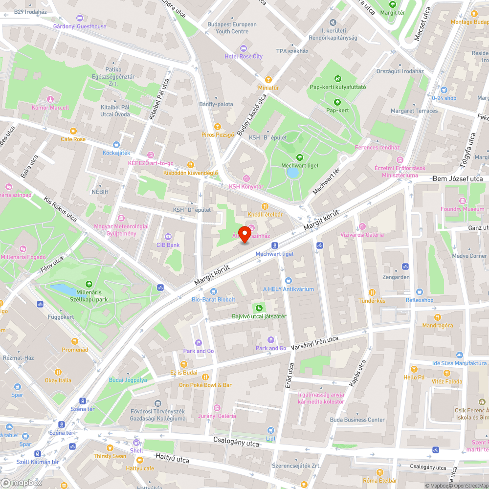 Hibás ideiglenes gyalogátkelő-kialakítás a Margit körúton bejelentés helye