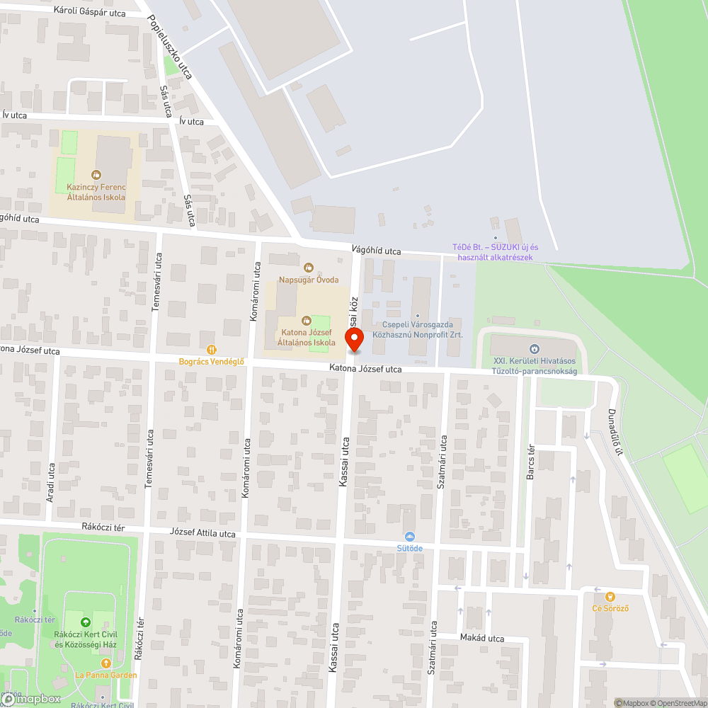 Leparkolt járda bejelentés helye