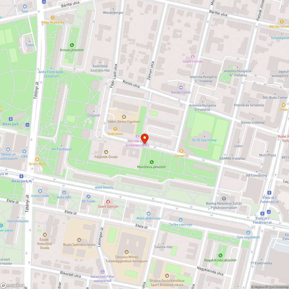 Megtelt kuka bejelentés helye