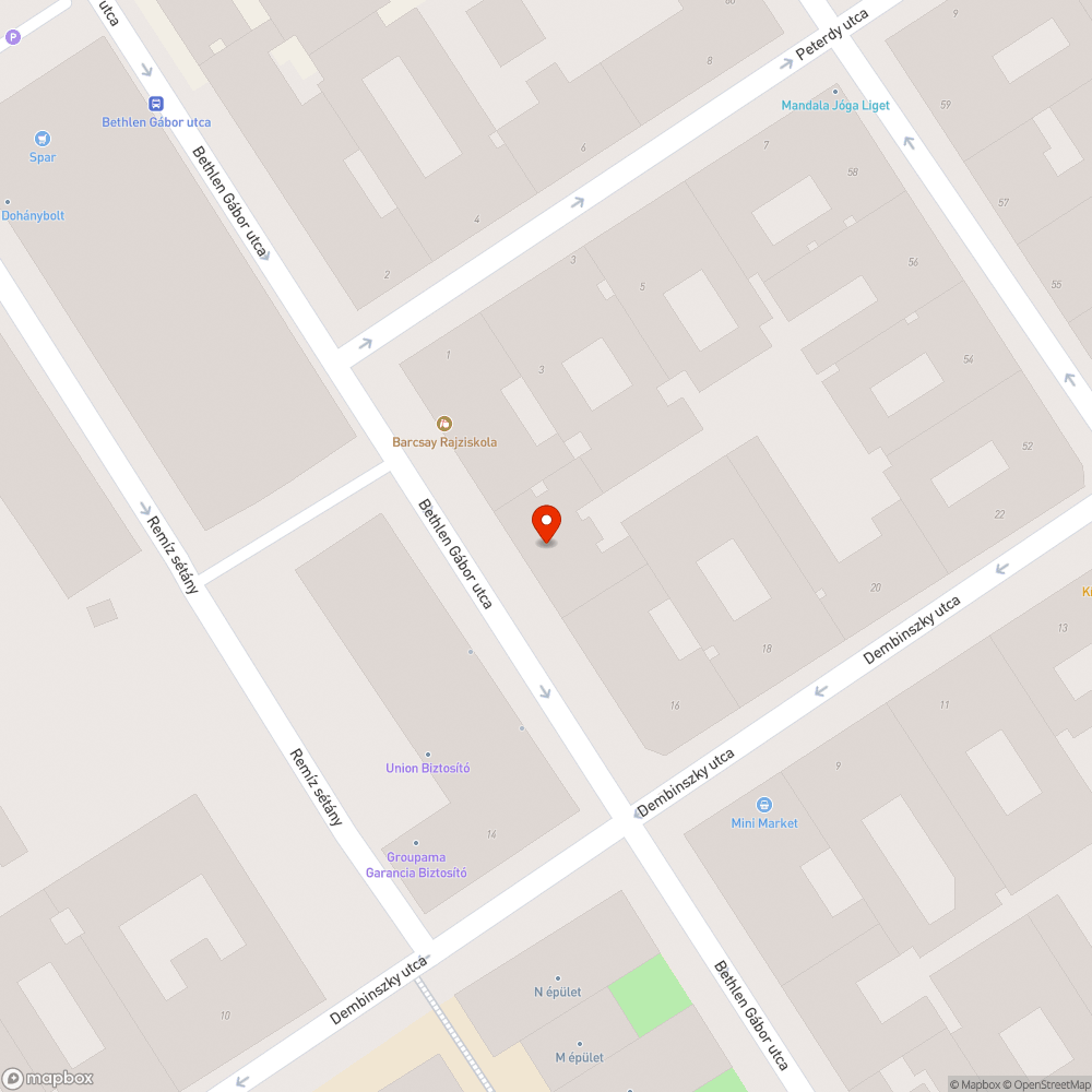 Szemét a Bethlen Gábor utcában bejelentés helye