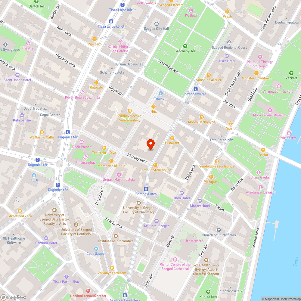 Bokáig érő madárürülék, szemét és madártetem a járdán Szeged belvárosában bejelentés helye