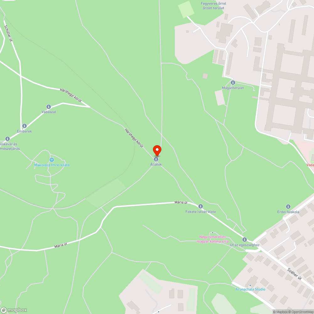 Hárs-hegyi gázvezeték mentén oda nem illő FA** felirat bejelentés helye