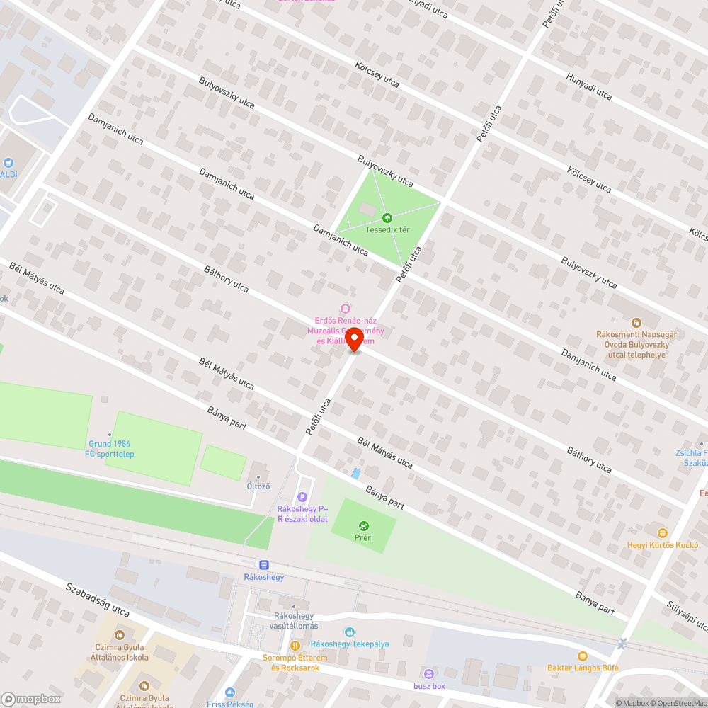 Graffitis utcanévtábla bejelentés helye