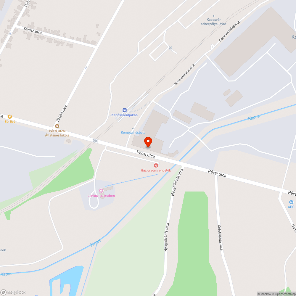 Eltömődött csapadékvíz elvezető nyílás a Pécsi utcában bejelentés helye