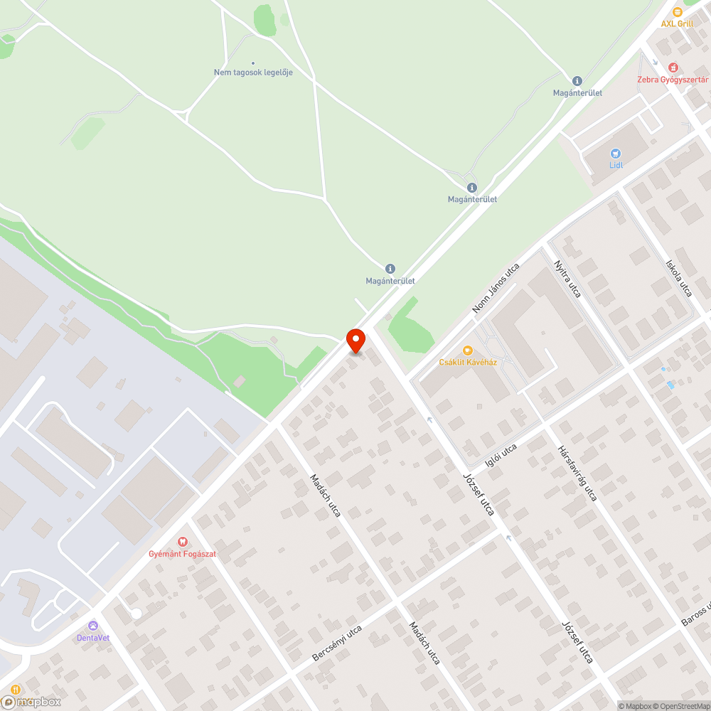 Meghajlott oszlop (Rákospalotai határút) bejelentés helye