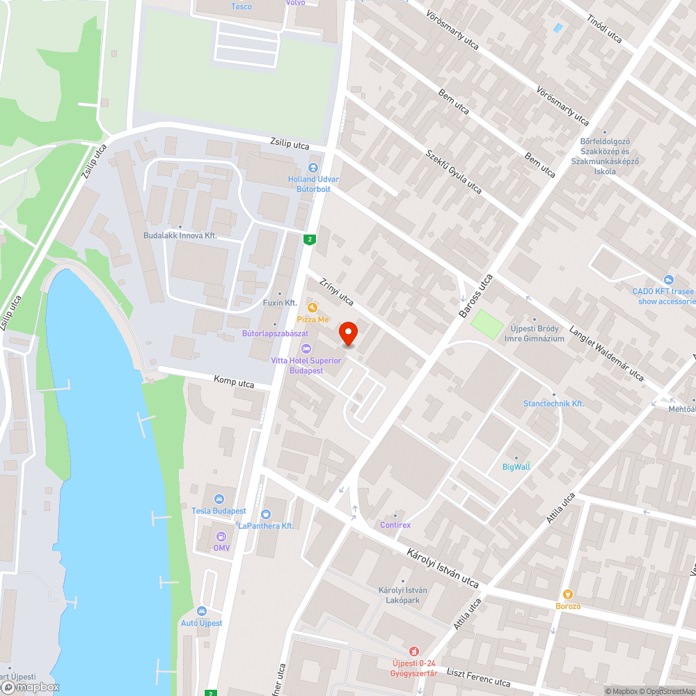 Elhagyott autó bejelentés helye