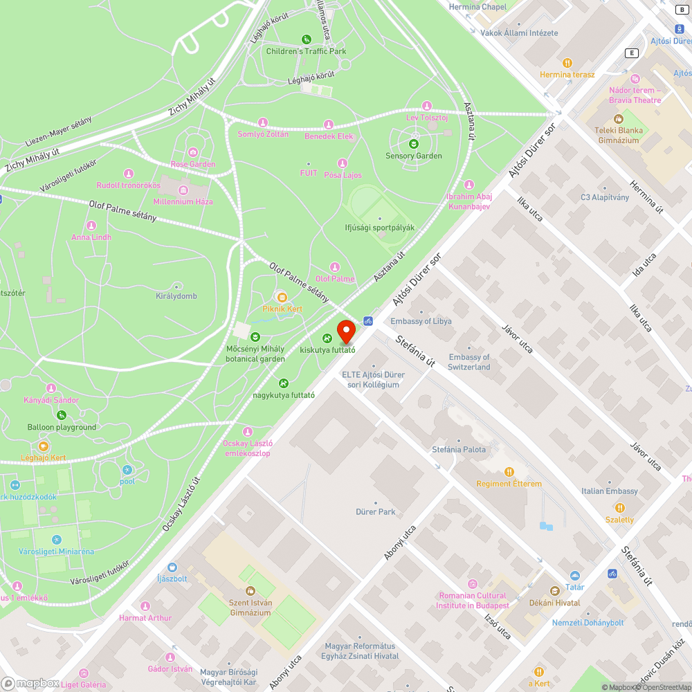 Eltömődött víznyelő bejelentés helye