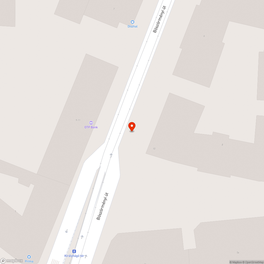 Sérült fedlap a Böszörményi úton bejelentés helye