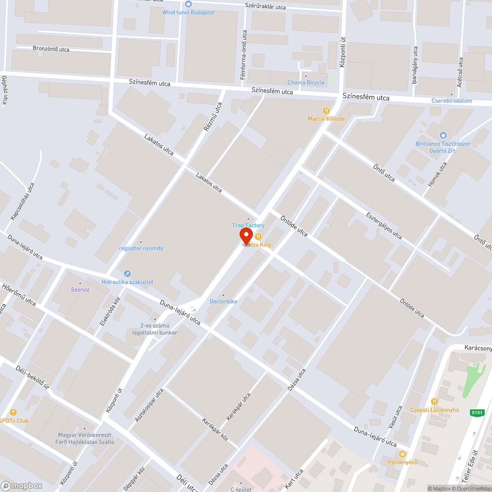 Parlagfű mező Csepelen bejelentés helye