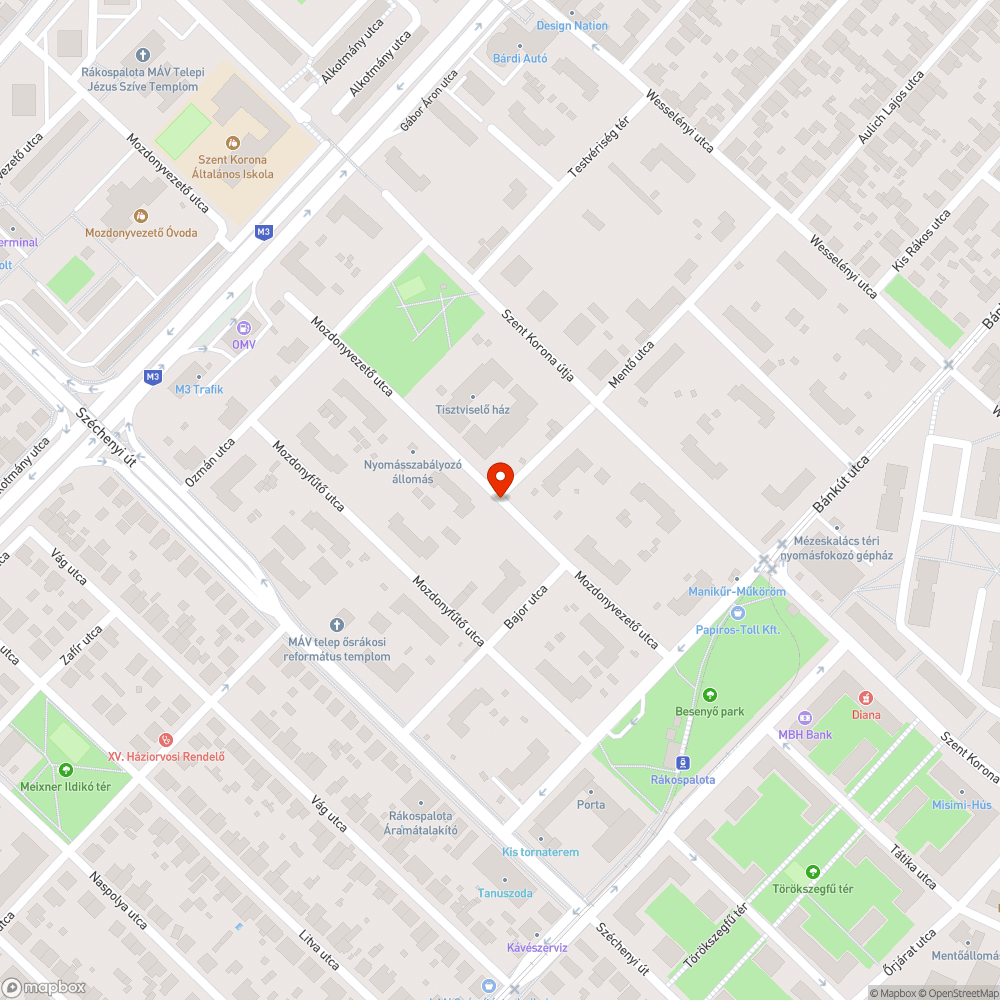 Távközlési kapcsolódoboz lomis táblával bejelentés helye