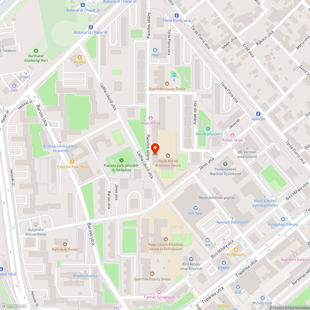 Hibás utcanévtábla bejelentés helye