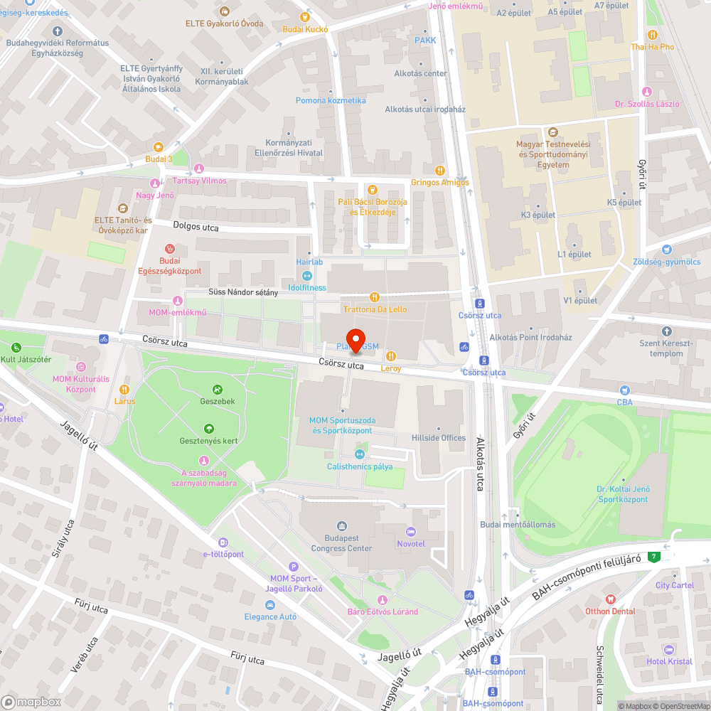 Sérült fedlap a Csörsz utcában bejelentés helye