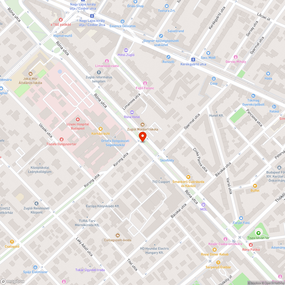 Zebra felfestés - kopás bejelentés helye