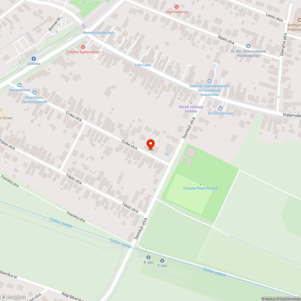 Kimaradt bejelentés helye