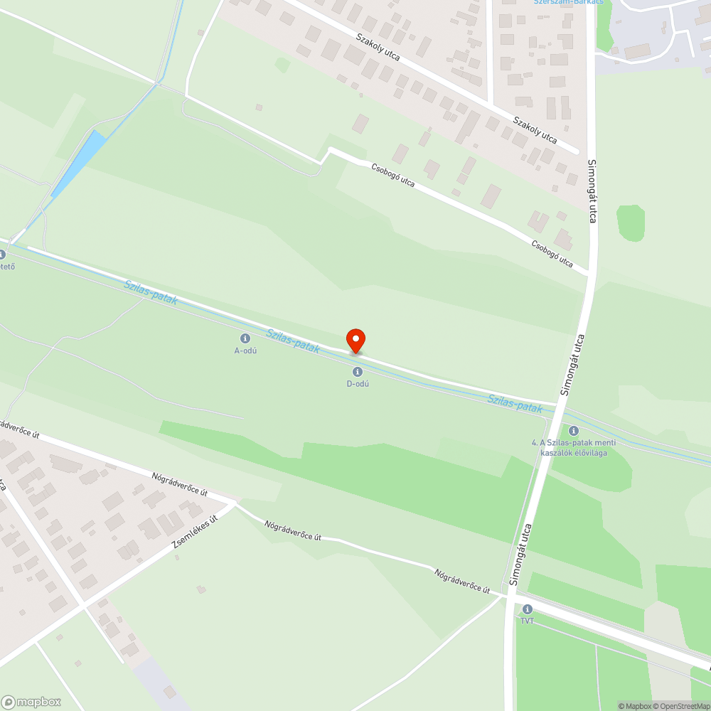 Tanösvény tábla kidőlt bejelentés helye