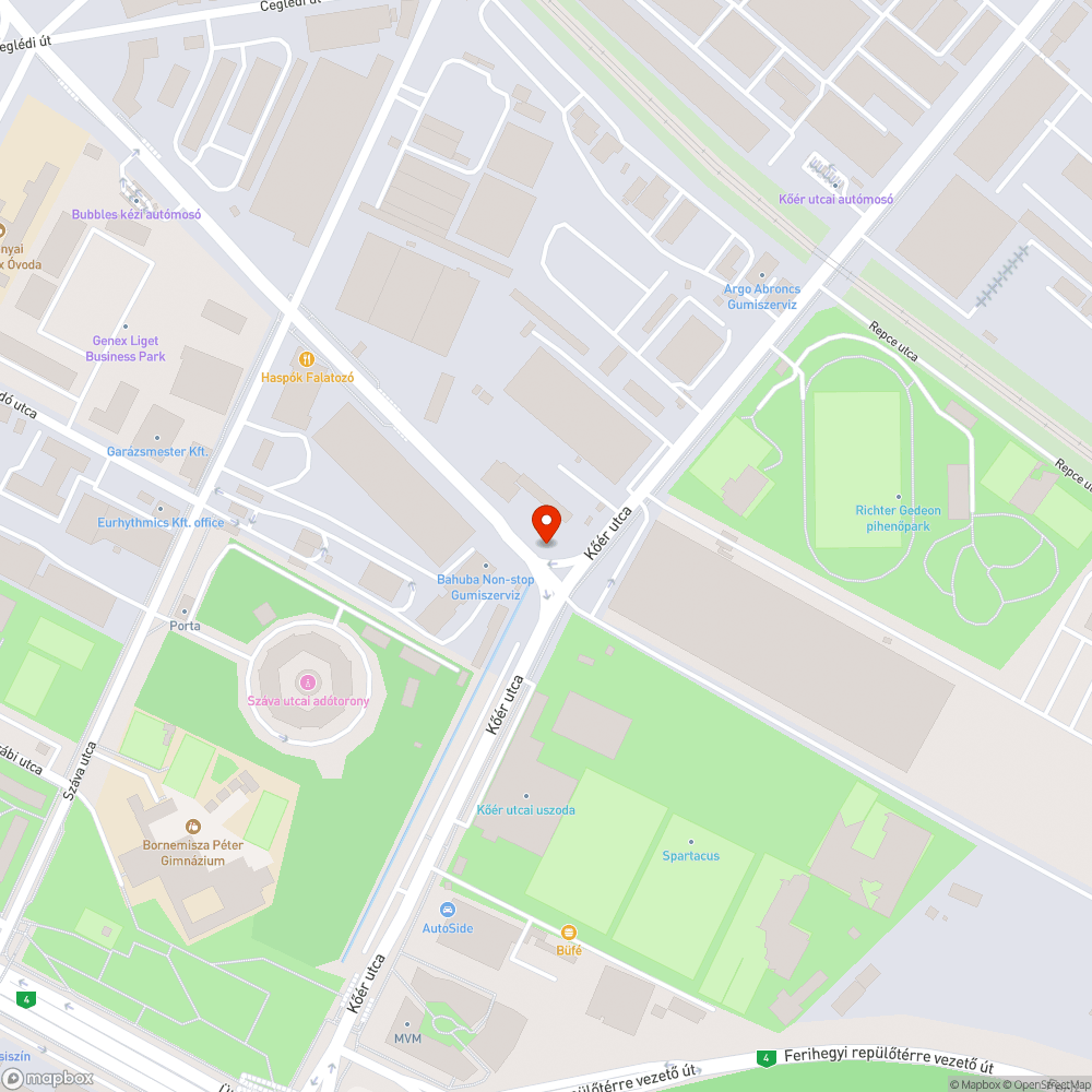 Kidöntött kerékpárút tábla bejelentés helye