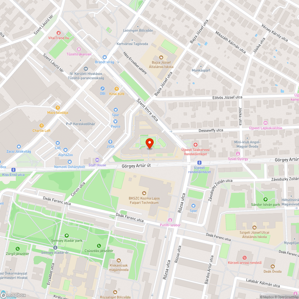 Homok a kerékpársávban bejelentés helye