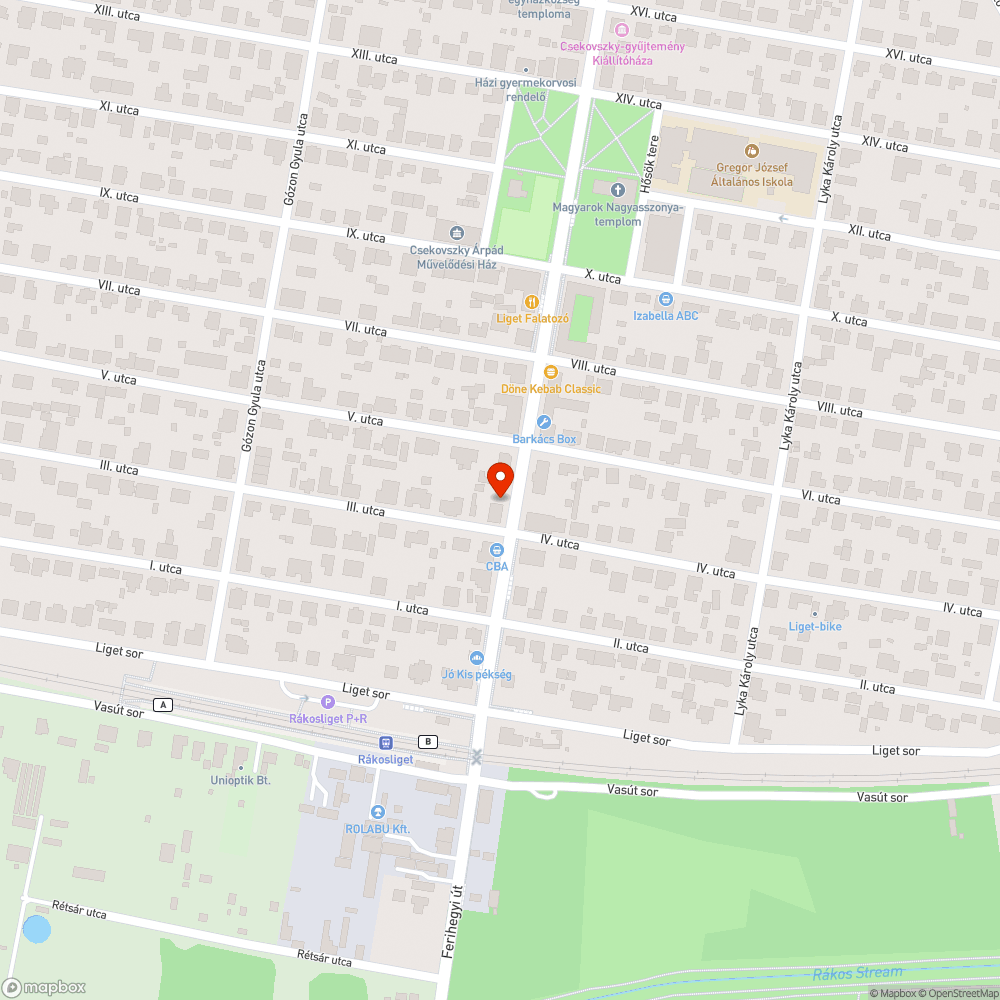 Nem látni a fától bejelentés helye