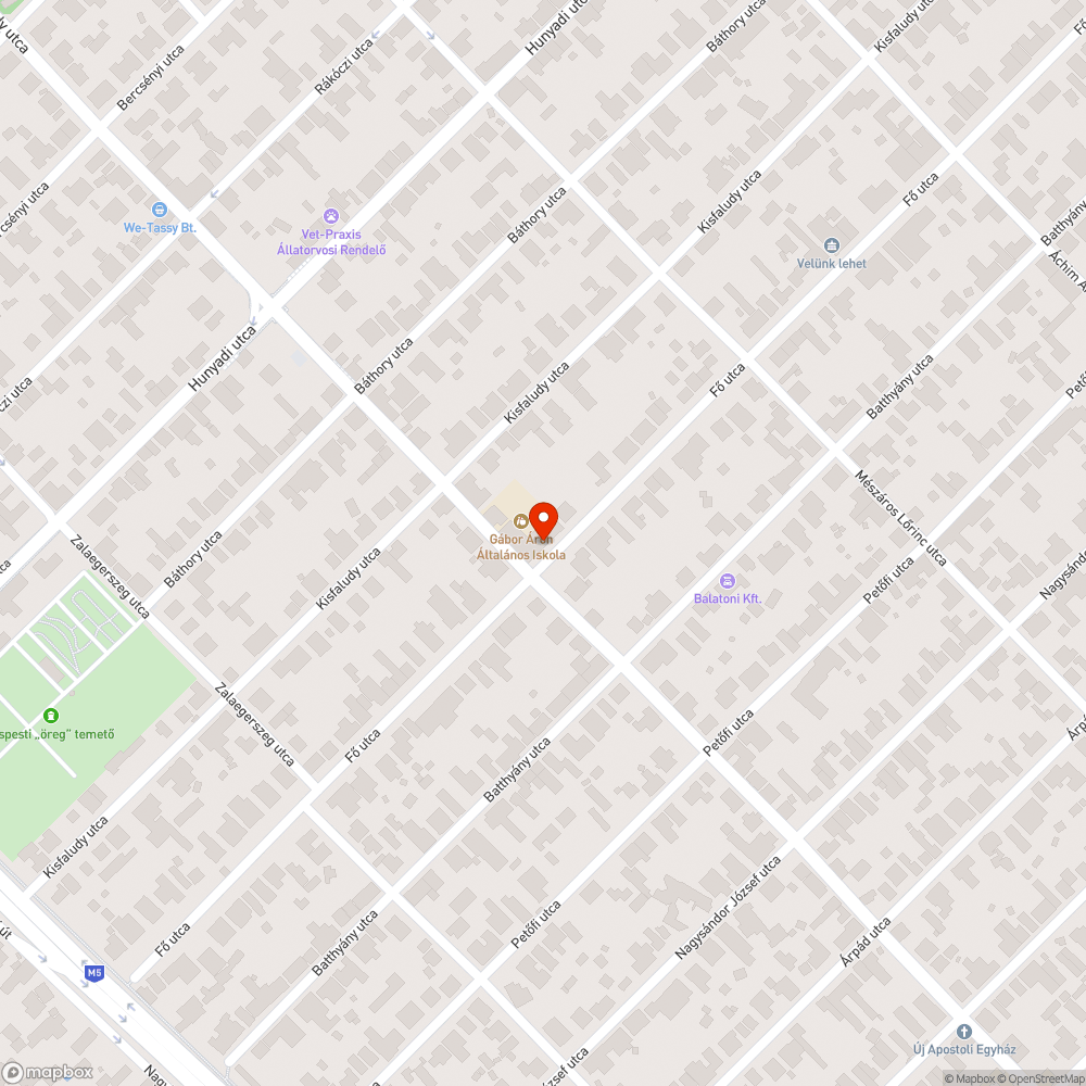 Gyalogátkelő bejelentés helye