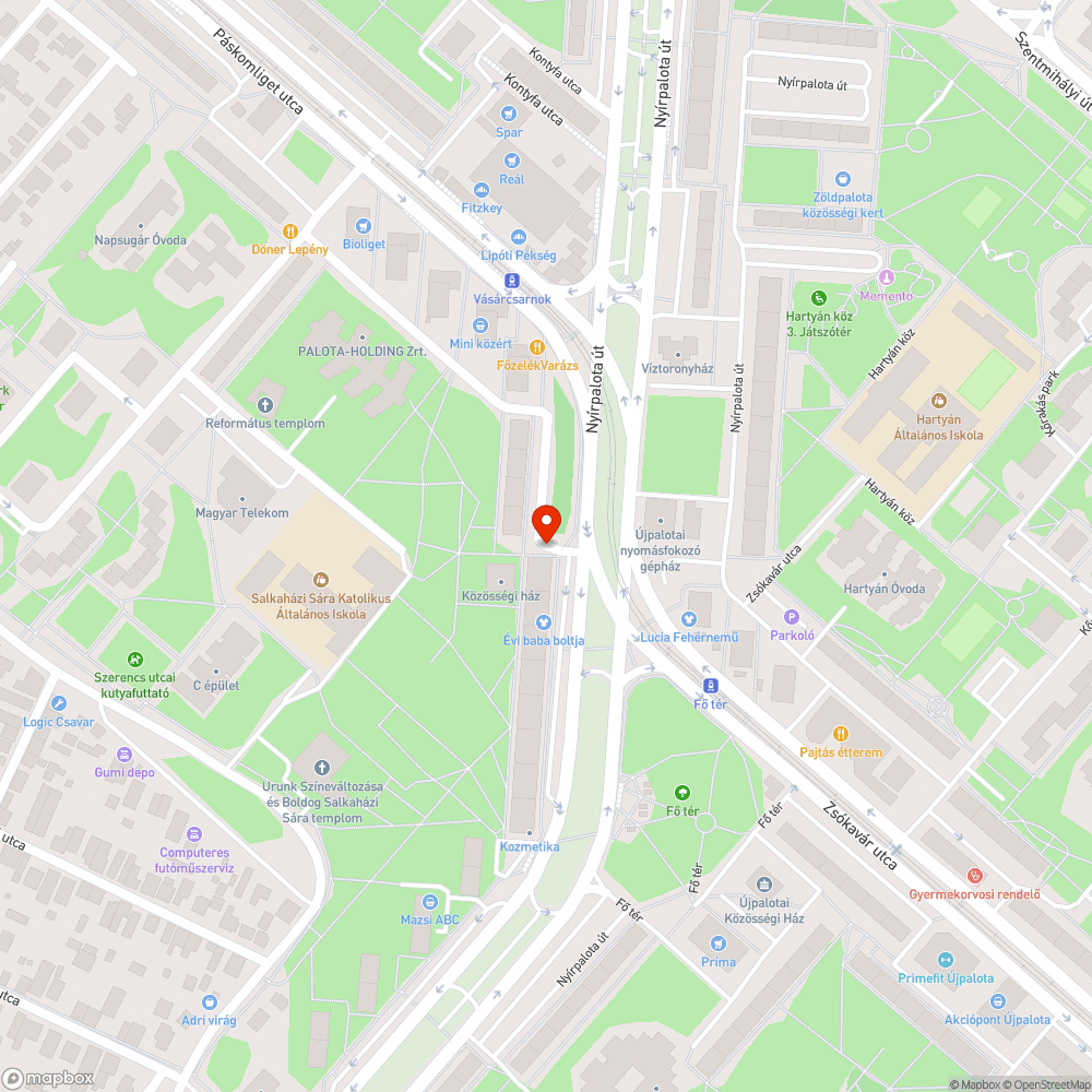 Rengeteg hely fáknak az Asia Center előtt bejelentés helye