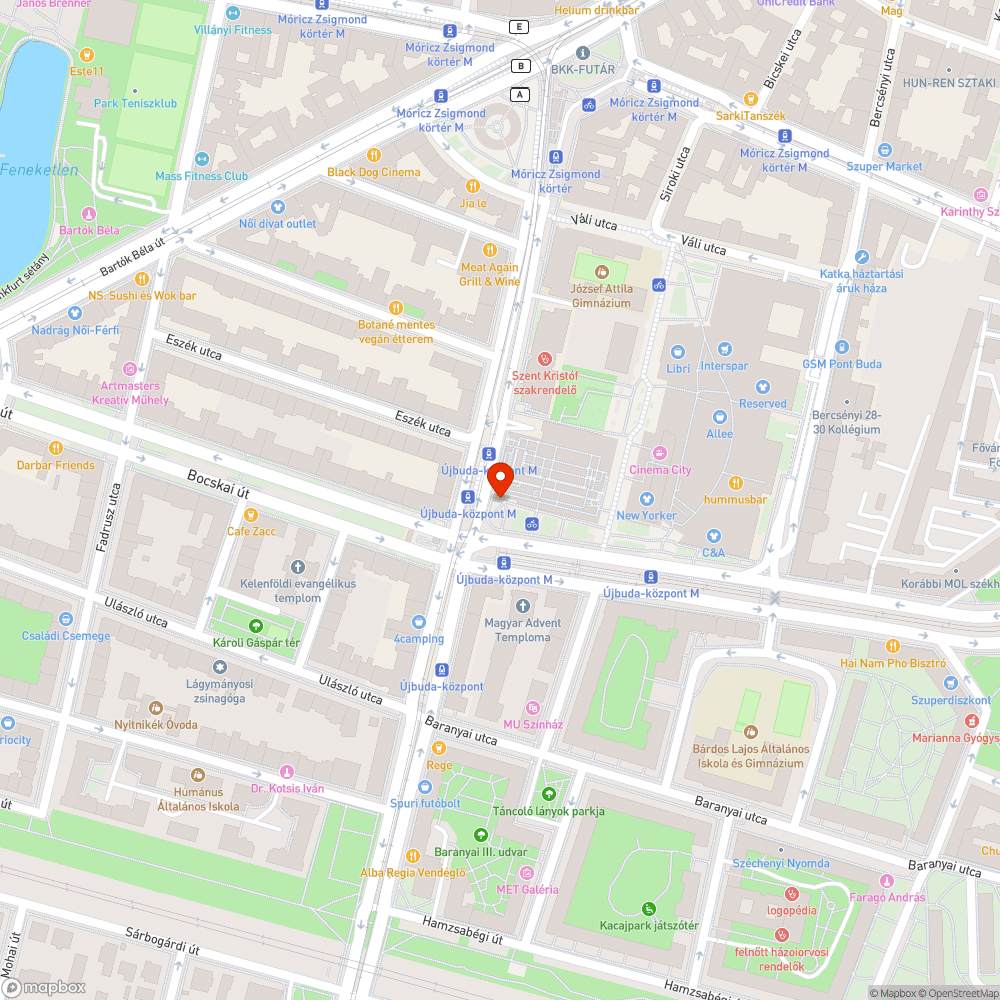 Megfelelő kerékpártartók hiánya bejelentés helye