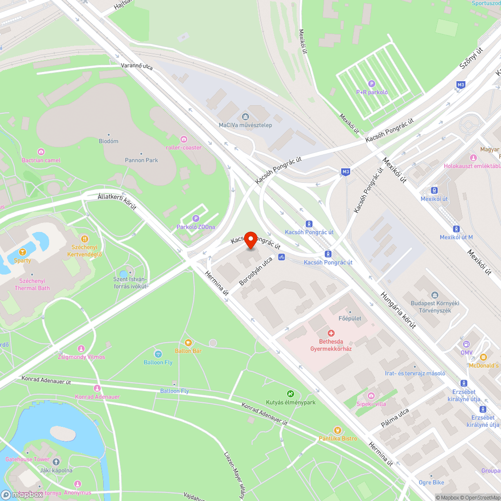 Kavicságy a bicikliút folytatásánál bejelentés helye