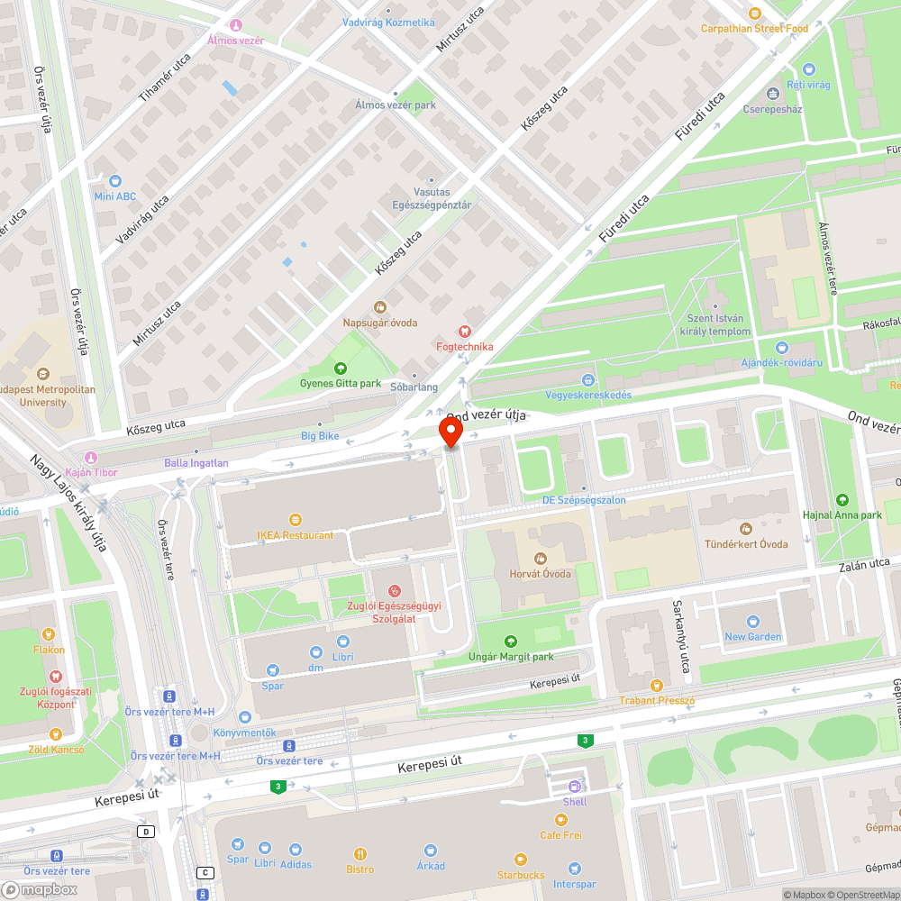 Belóg a bokor az útra. bejelentés helye