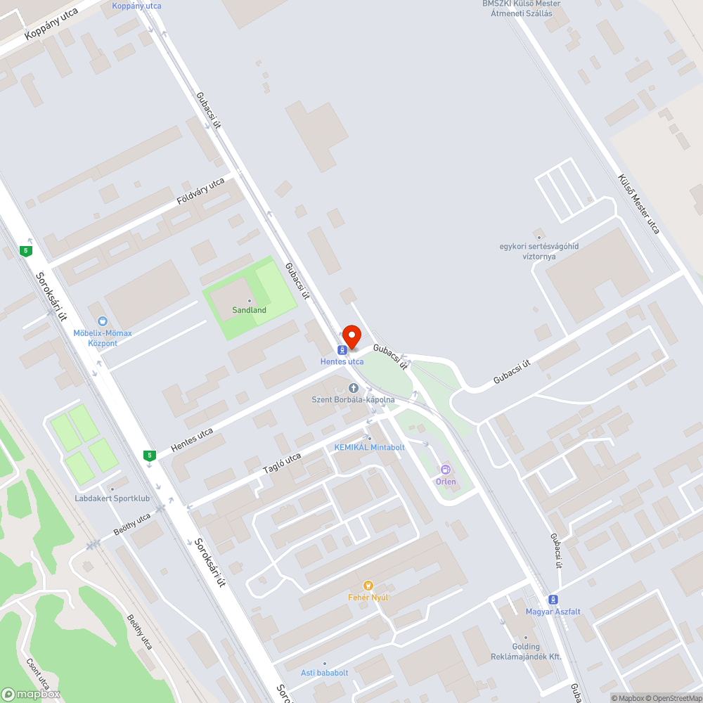 Problémás kereszteződés bejelentés helye