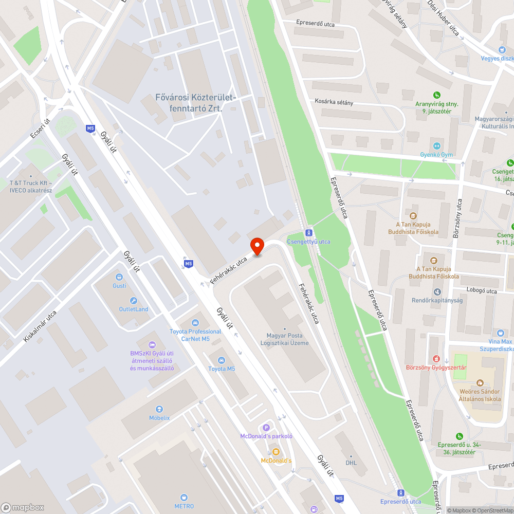 Szemetes tele bejelentés helye